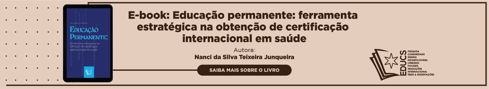 E-book: Educação permanente: ferramenta estratégica na obtenção de certificação internacional em saúde