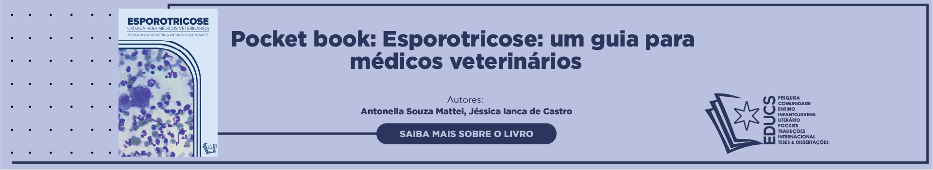 Pocket book: Esporotricose: um guia para médicos veterinários