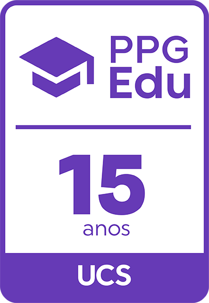 Selo lilás de 15 anos do Programa de Pós-Graduação em Educação