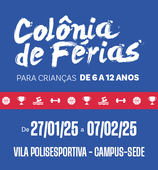 Banner Colônia de Férias 2025